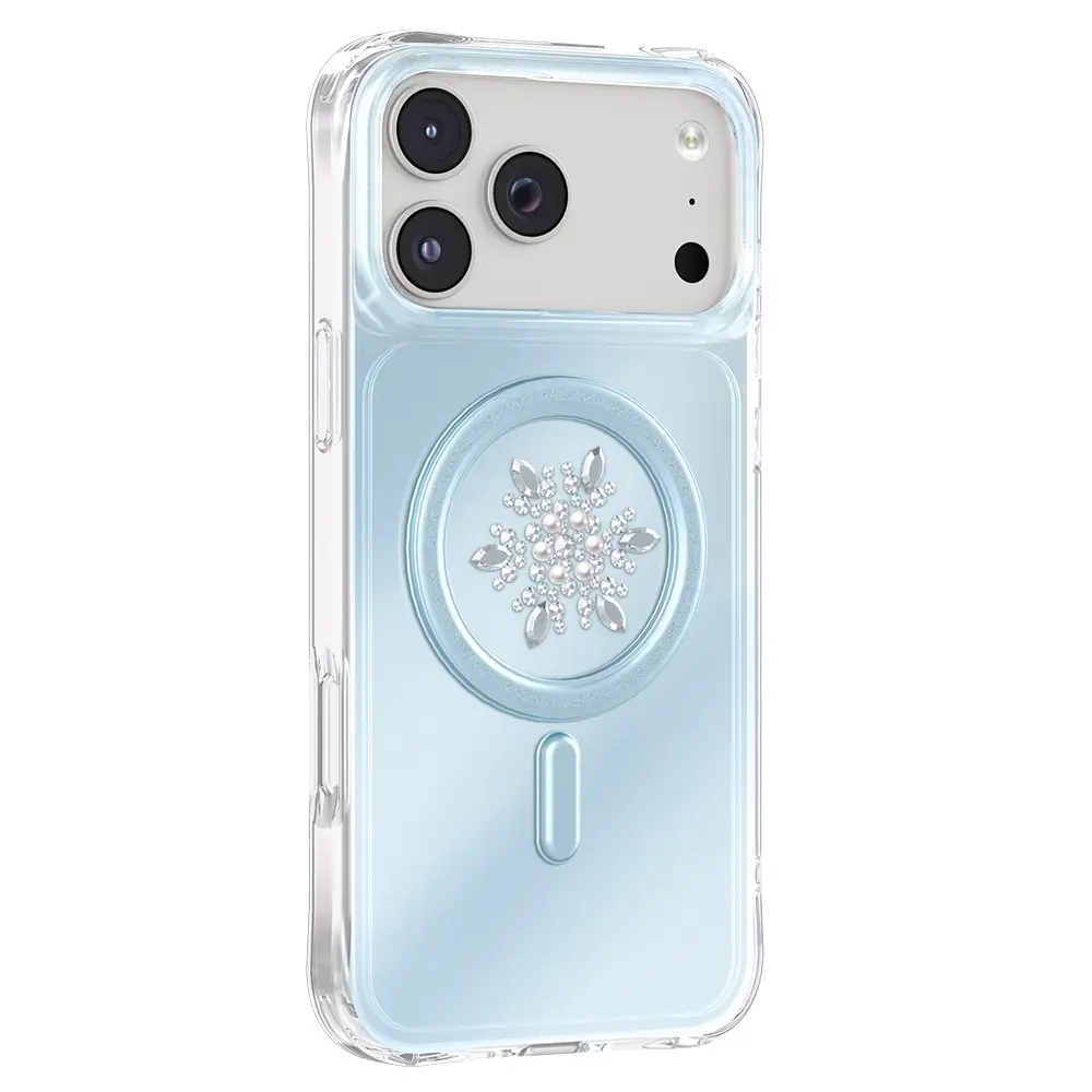 iPhone 18 Pro Max MagSafe Uyumlu Şeffaf Kılıf - Zore Paris Mova