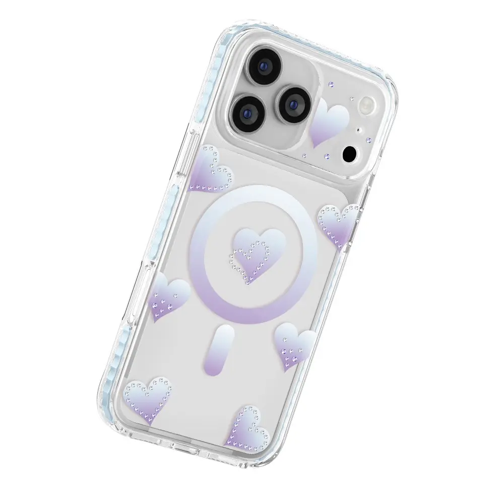 iPhone 18 Pro Max MagSafe Uyumlu Şeffaf Kılıf - Zore Paris Elvo