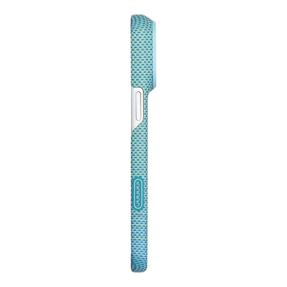 iPhone 18 Pro Max MagSafe Uyumlu Aramid Fiber Kılıf - Pitaka Glints of Gold Ultra Slim
