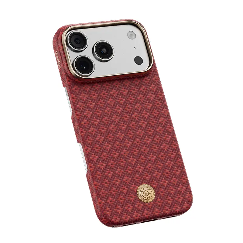 iPhone 18 Pro Max MagSafe Uyumlu Kevlar Karbon Kılıf - Benks ArmorAir ArmorGrid