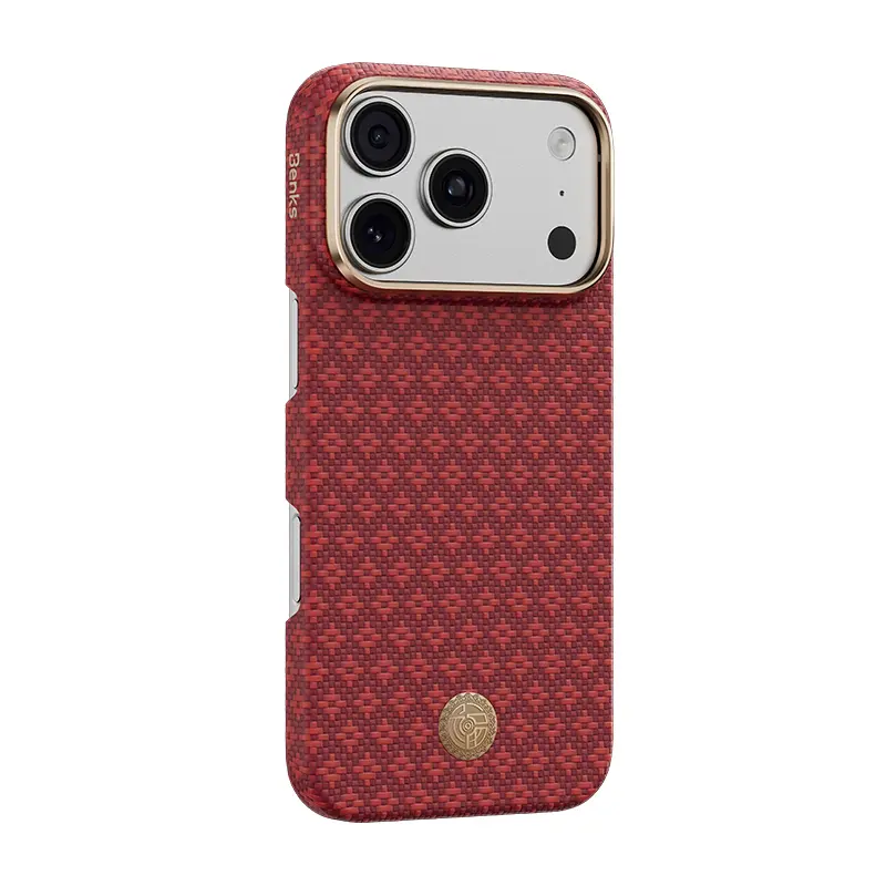 iPhone 18 Pro Max MagSafe Uyumlu Kevlar Karbon Kılıf - Benks ArmorAir ArmorGrid