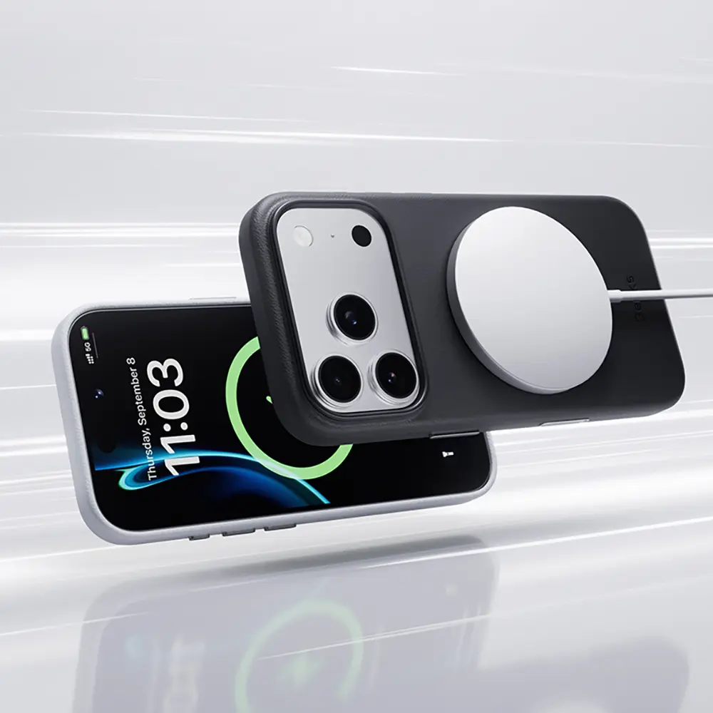 iPhone 18 Pro Max MagSafe Uyumlu PU Deri Kılıf - Benks VitaPro