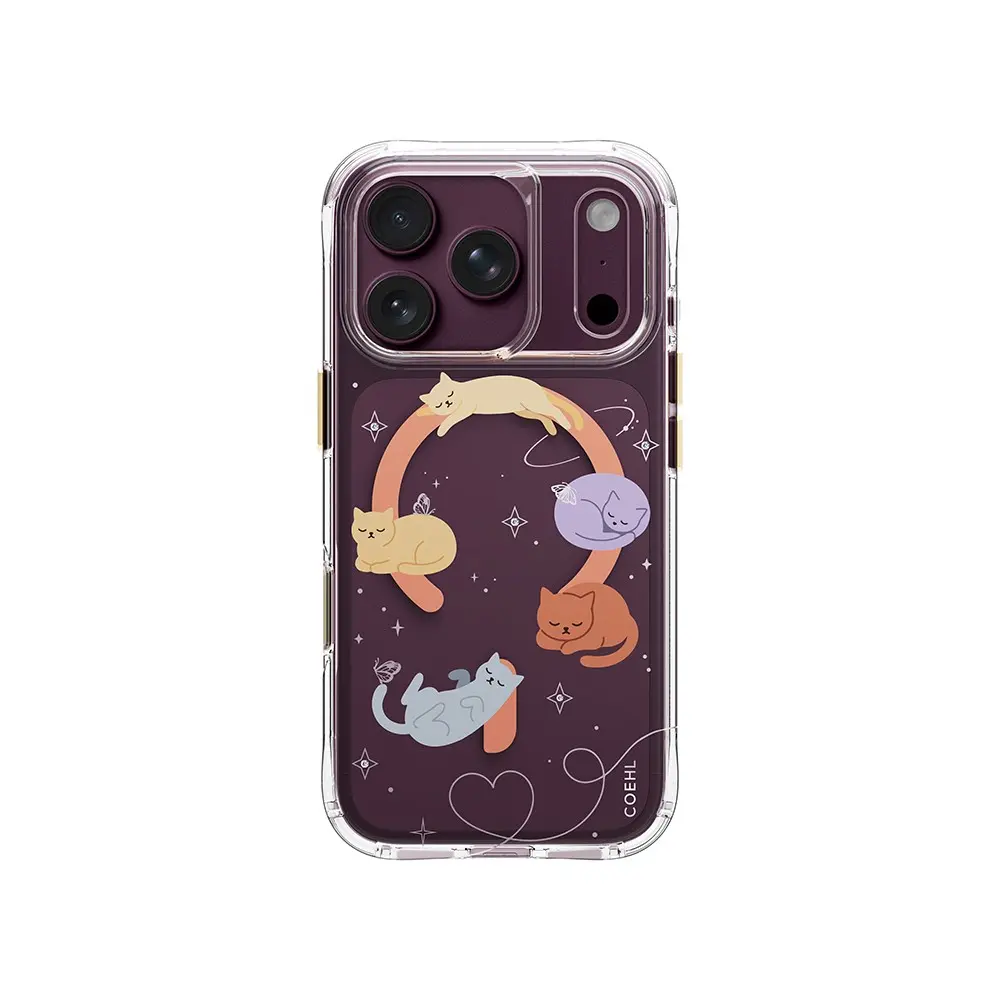 Apple iPhone 18 Pro Max Kılıf M-safe Şarj Özellikli Coehl Elysia Serisi Kapak