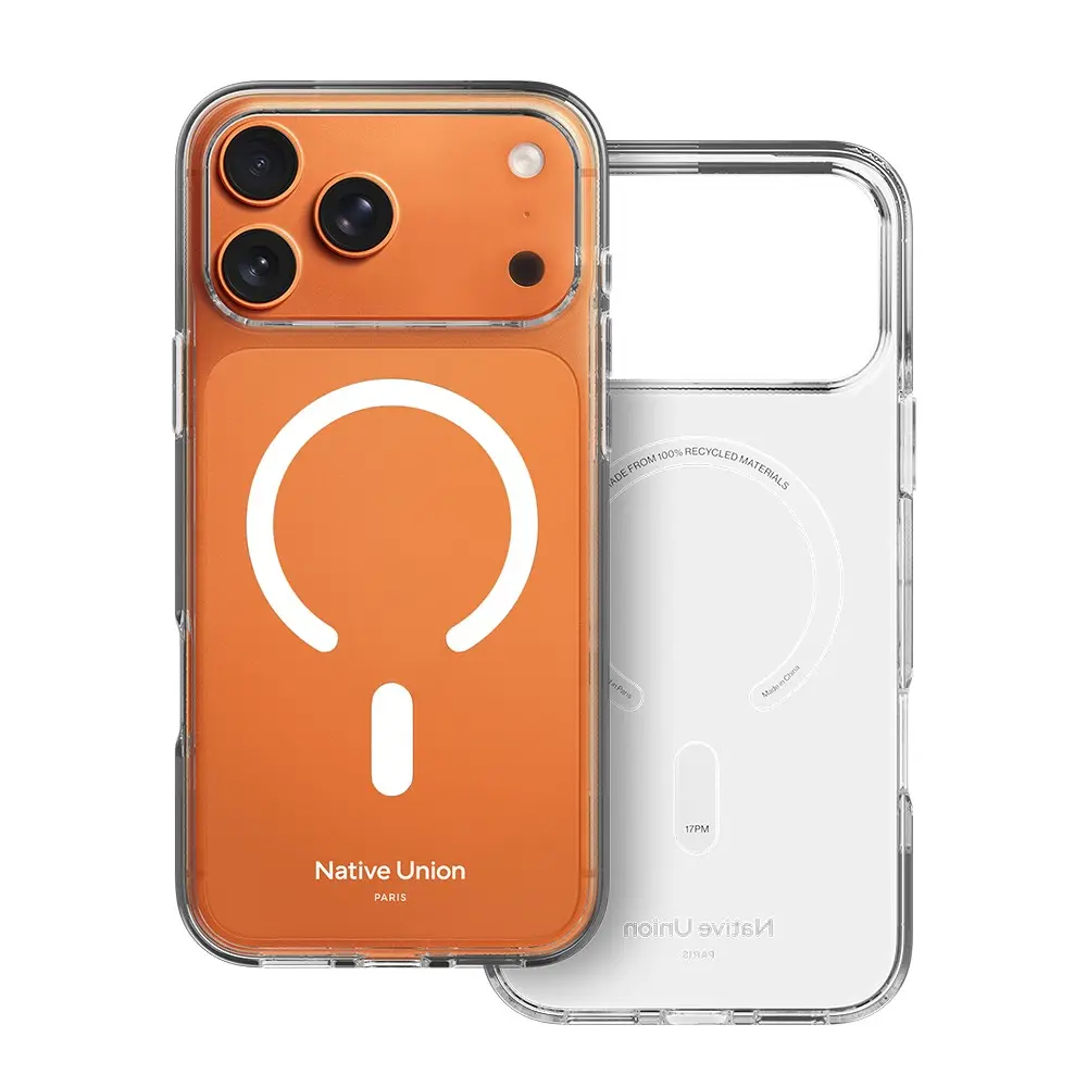 iPhone 18 Pro Max MagSafe Uyumlu Şeffaf Kılıf - Native Union RE Clear
