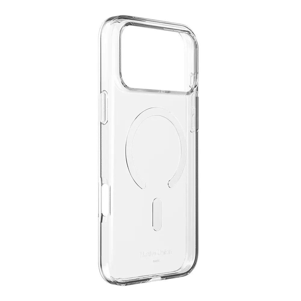 iPhone 18 Pro Max MagSafe Uyumlu Şeffaf Kılıf - Native Union RE Clear