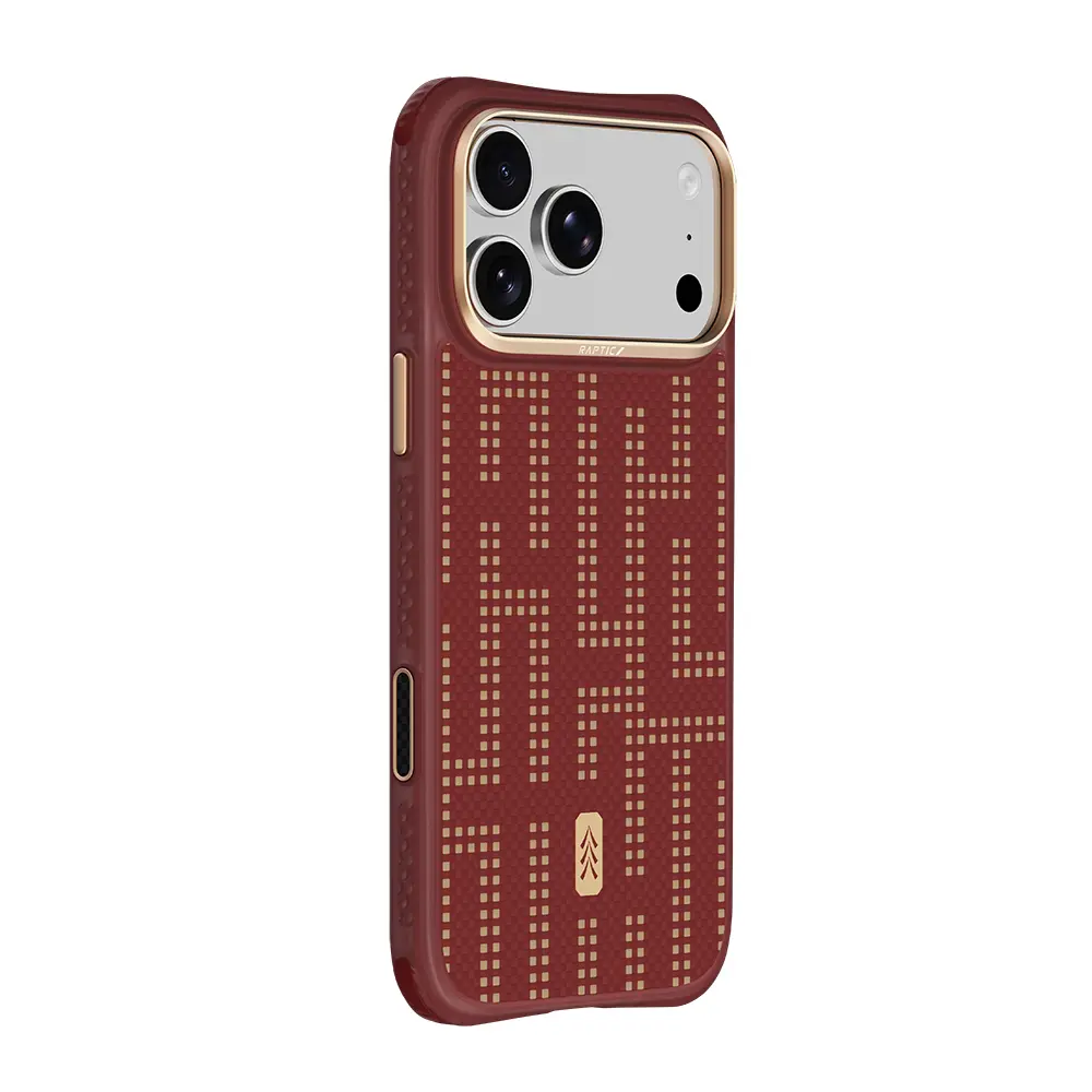 iPhone 18 Pro Max MagSafe Uyumlu Aramid Kılıf - Raptic Dual Grid