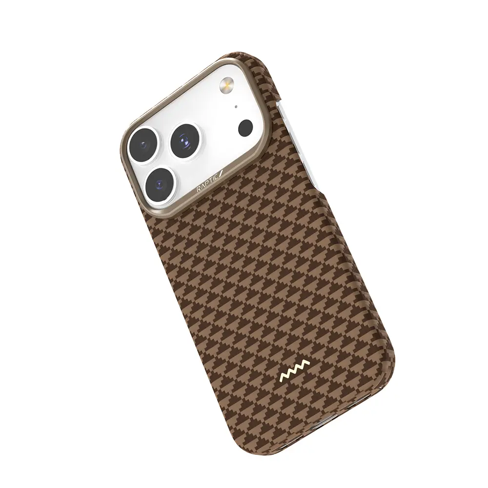 iPhone 18 Pro Max MagSafe Uyumlu Aramid Fiber Kılıf - Raptic Aramid Skin Origin