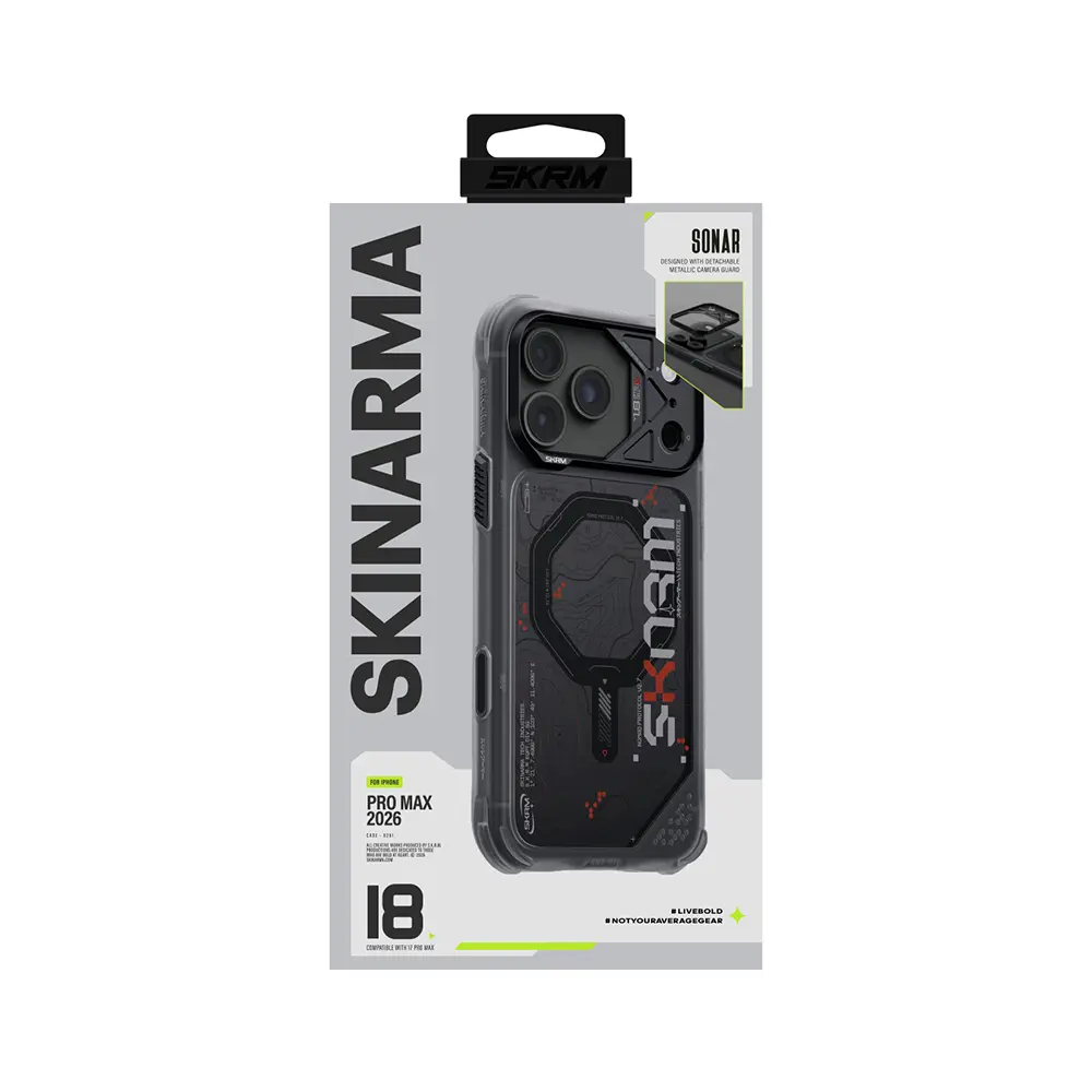 Apple iPhone 18 Pro Max Kılıf M-safe Şarj Özellikli Skinarma Sonar Kapak