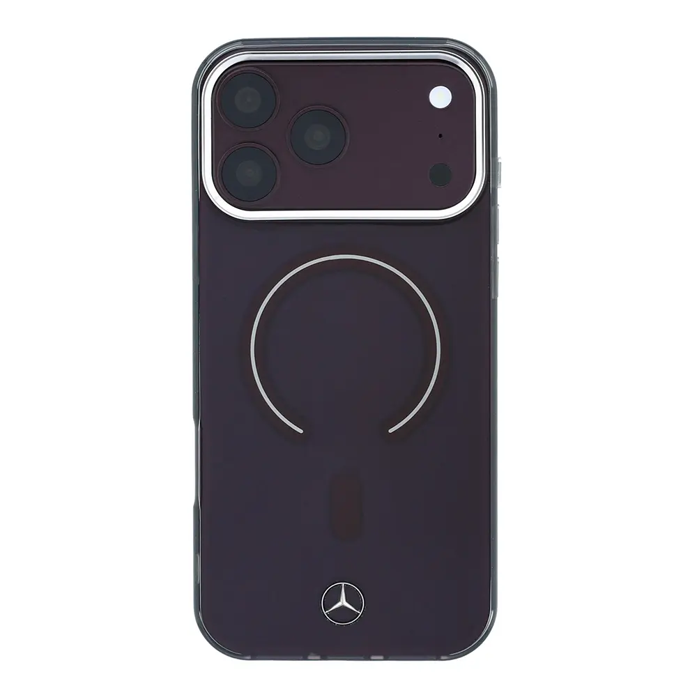 iPhone 18 Pro Max MagSafe Uyumlu Şeffaf Kılıf - Mercedes Benz Lisanslı