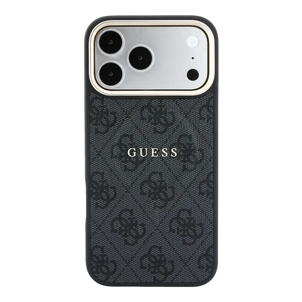 iPhone 18 Pro Max MagSafe Uyumlu Metal Kamera Çerçeveli Kılıf - Guess 4G
