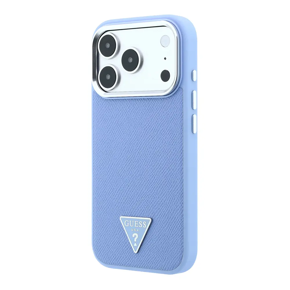 iPhone 18 Pro Max MagSafe Uyumlu Kılıf - Guess Grained Triangle