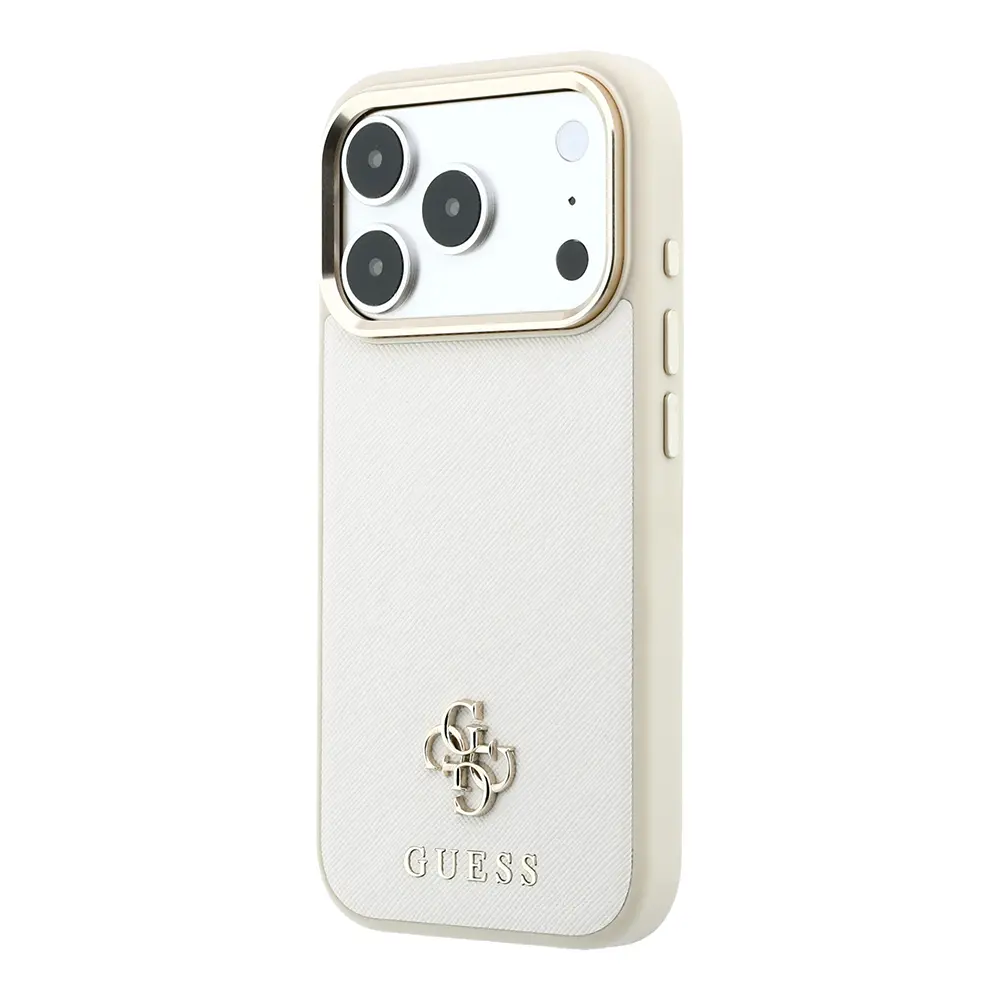 iPhone 18 Pro Max MagSafe Uyumlu PU Deri Kılıf - Guess Saffiano