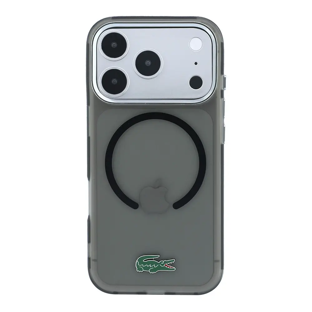 iPhone 18 Pro Max MagSafe Uyumlu Kılıf - Lacoste Lake Timsah Logolu