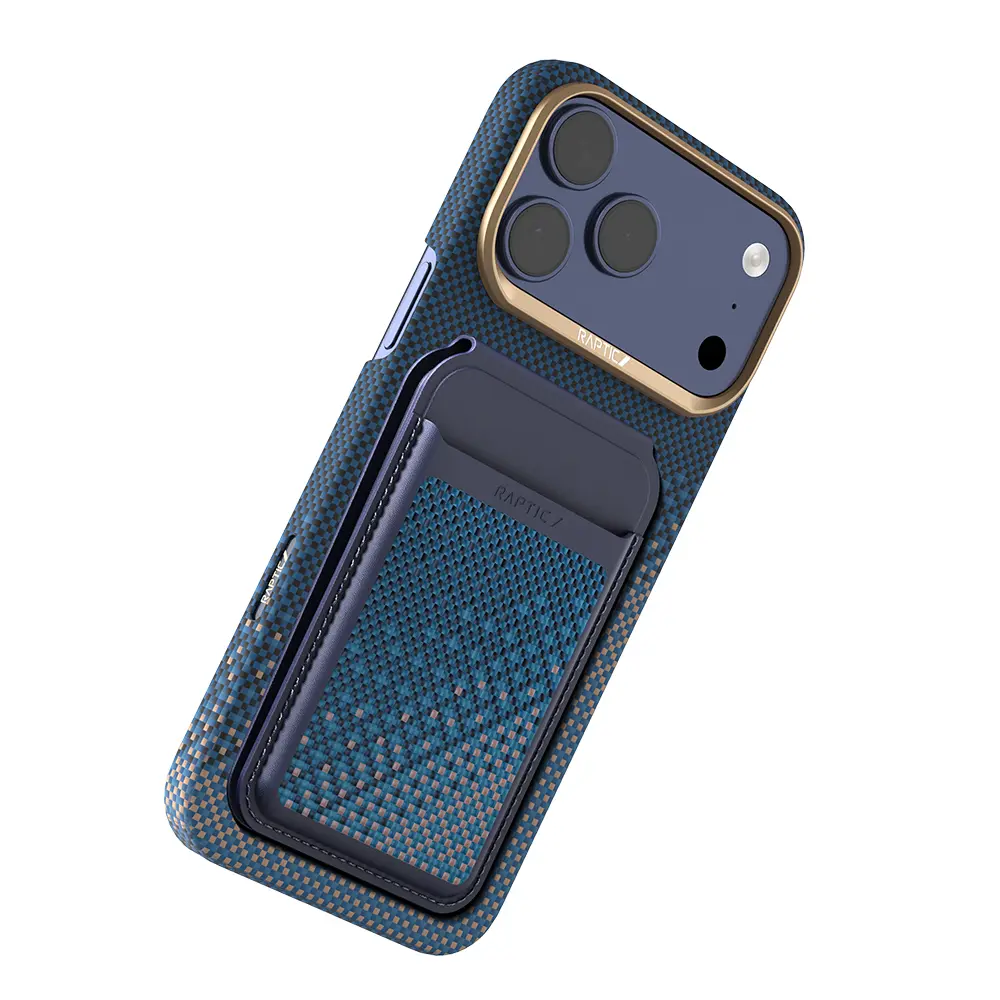 iPhone 18 Pro Max Kartlık Modüllü Aramid Kılıf - Raptic Serenity