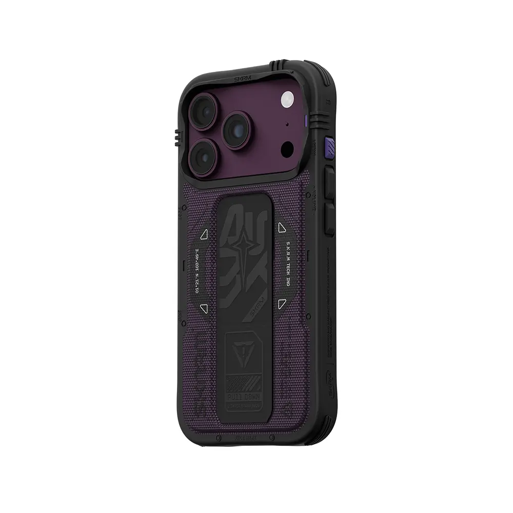 Apple iPhone 18 Pro Max Kılıf SkinArma M-safe Şarj Özellikli Airbag Tasarımlı Standlı Phantom Kapak