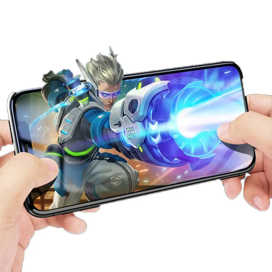 iPhone X Seramik Ekran Koruyucu, 3D Kavisli ve Darbe Emici - Davin