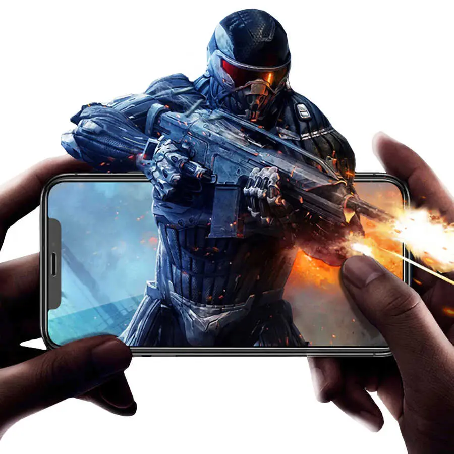 iPhone XR 6.1 Seramik Ekran Koruyucu, 3D Kavisli - Davin