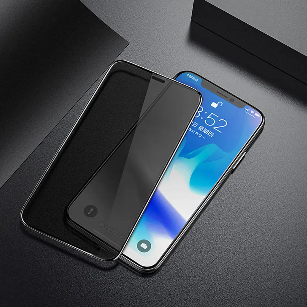 iPhone XR 6.1 Gizlilik Filtreli Ekran Koruyucu 10'lu Paket - Benks Privacy Air Shield