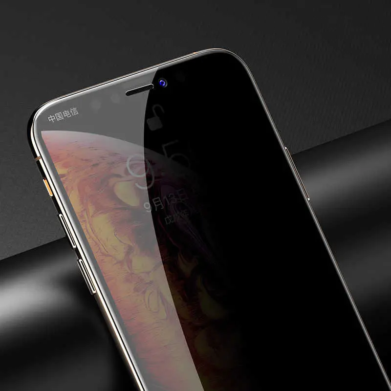 iPhone XS 5.8 Gizlilik Ekran Koruyucu, 0.3 mm - Benks V Pro