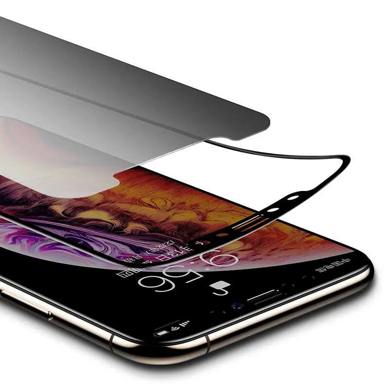 iPhone XS Max 6.5 Ekran Koruyucu - Benks 0.3mm V Pro Privacy
