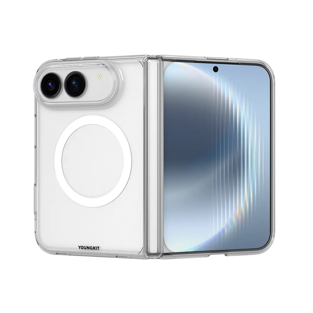 iPhone Duo MagSafe Uyumlu Şeffaf Kılıf - Youngkit Clear Serisi