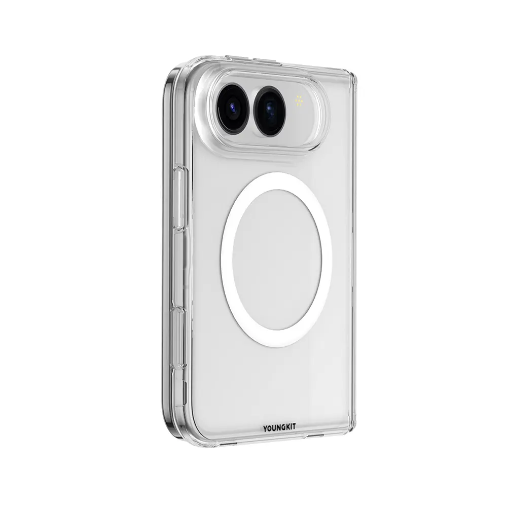 iPhone Duo MagSafe Uyumlu Şeffaf Kılıf - Youngkit Clear Serisi