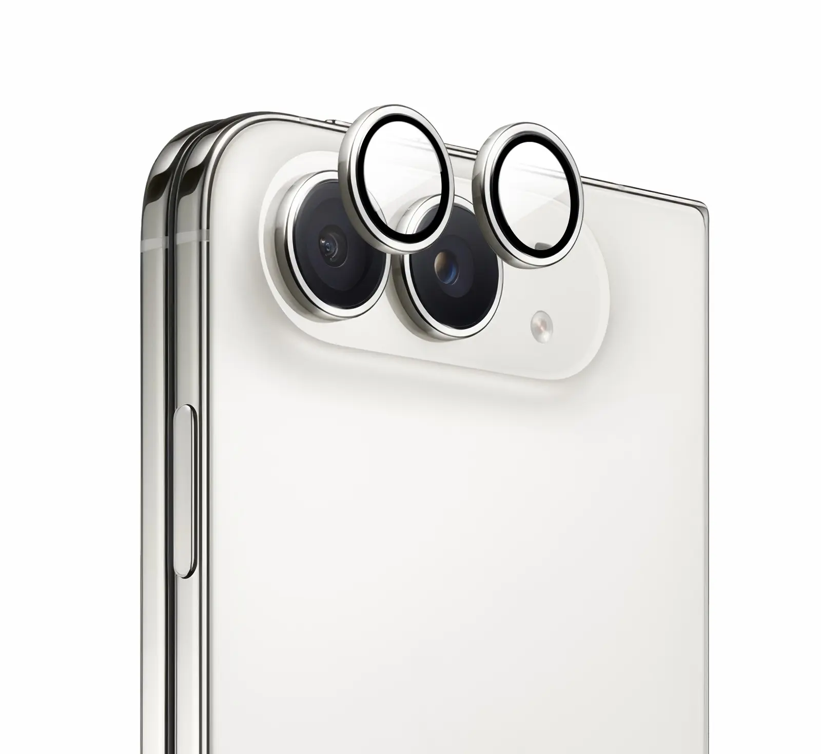Apple iPhone Duo Mohseven Sapphire One by One Alüminyum Safir Kamera Lens Koruyucu