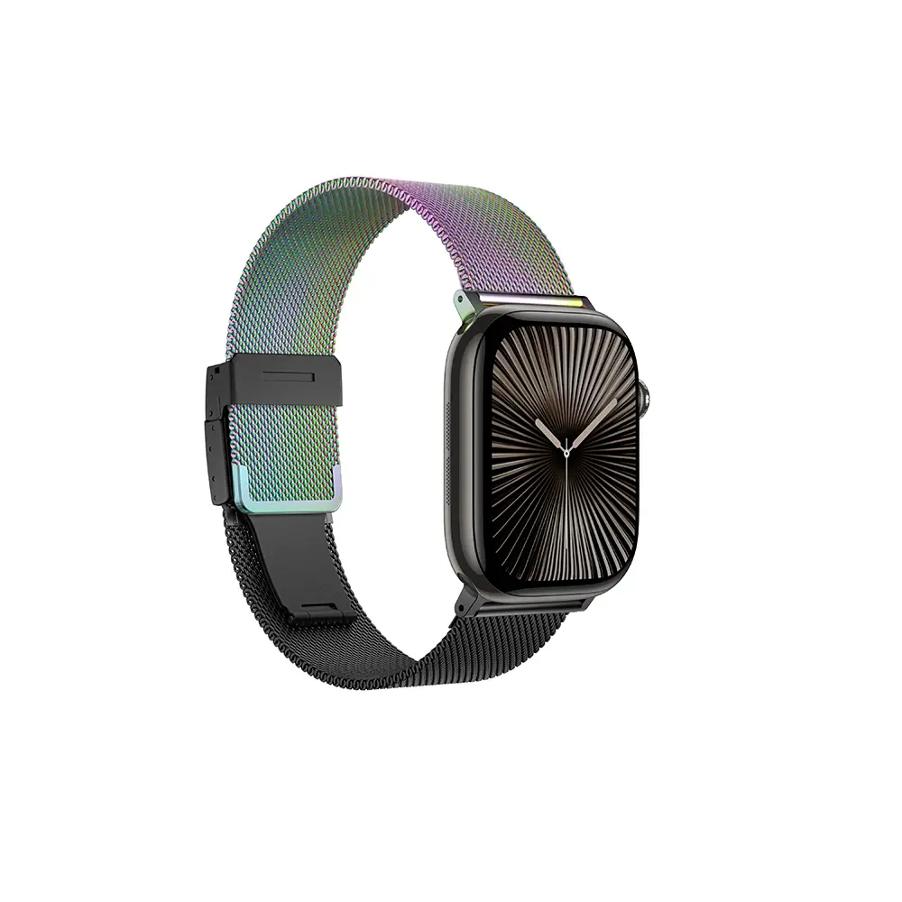 Apple Watch 46 mm Metal Hasır Kordon - Amazingthing Omni StyleFlip