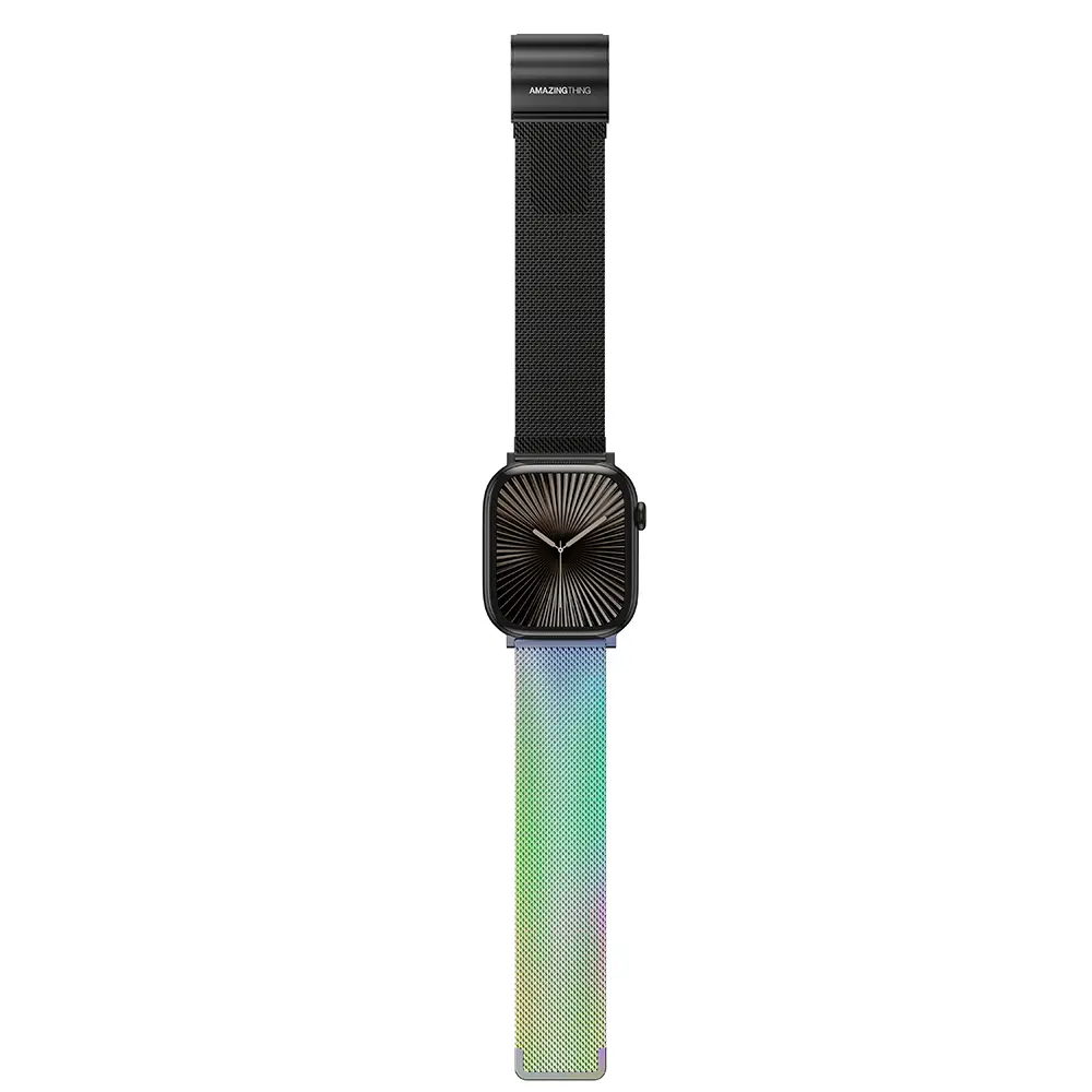 Apple Watch 46 mm Metal Hasır Kordon - Amazingthing Omni StyleFlip