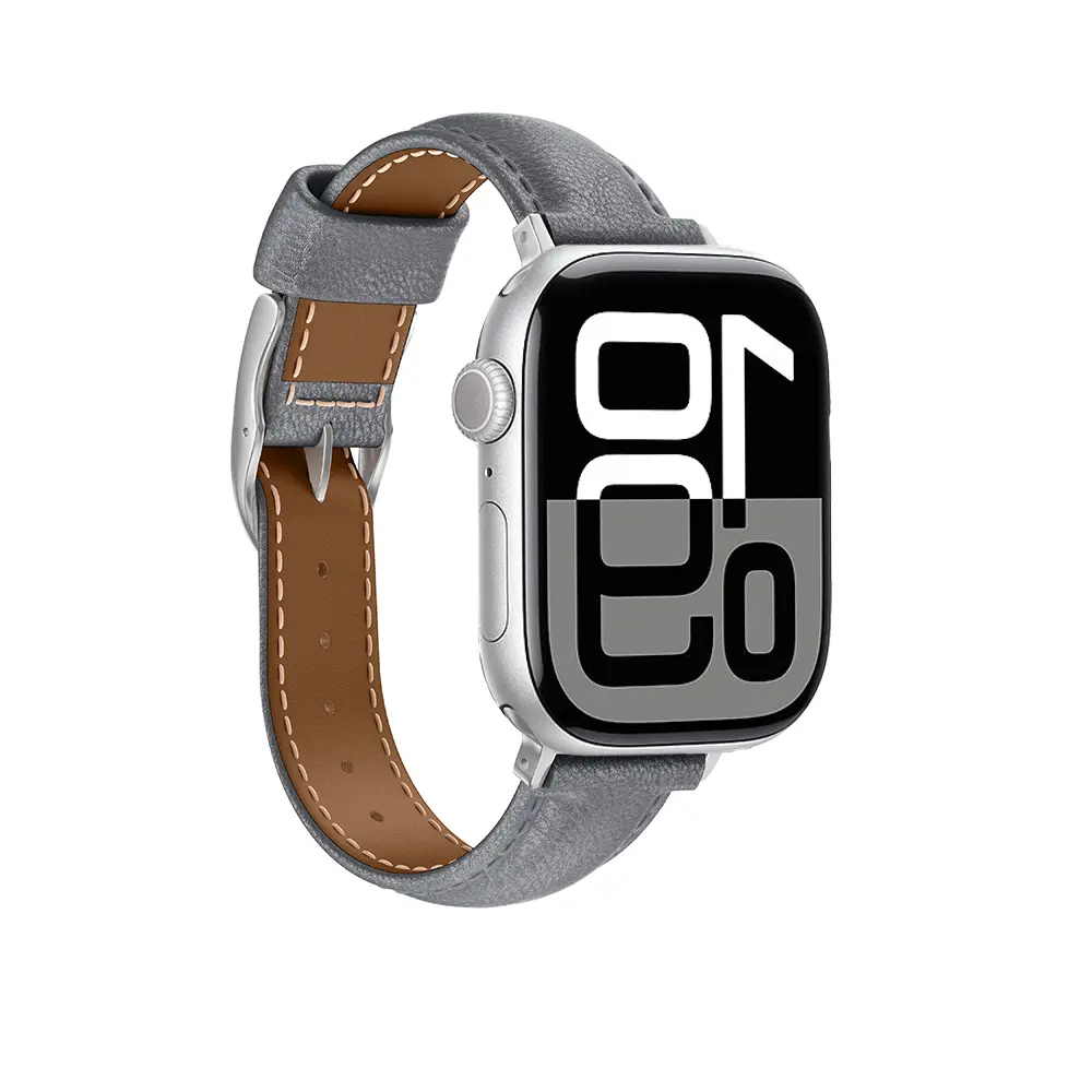 Apple Watch 46 mm Deri Kordon - Amazingthing Glamour Class
