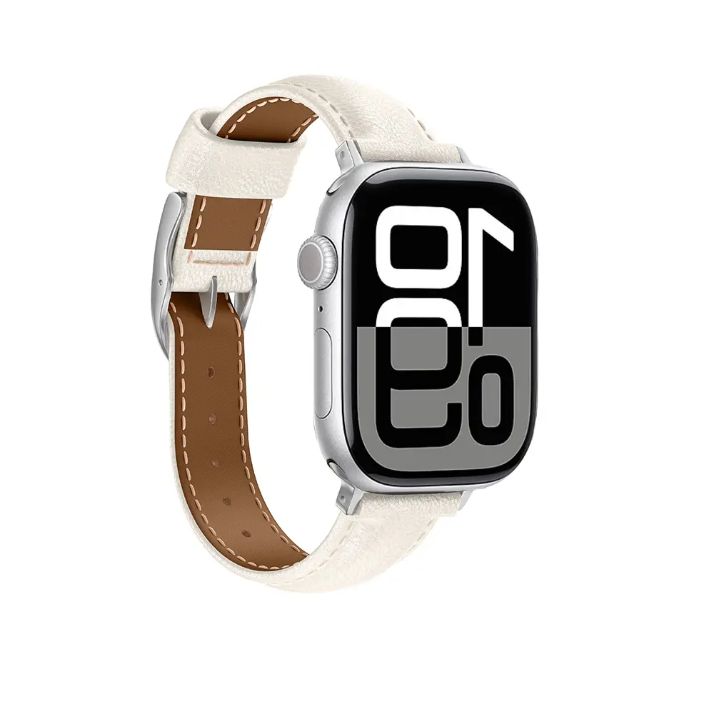 Apple Watch 46 mm Deri Kordon - Amazingthing Glamour Class