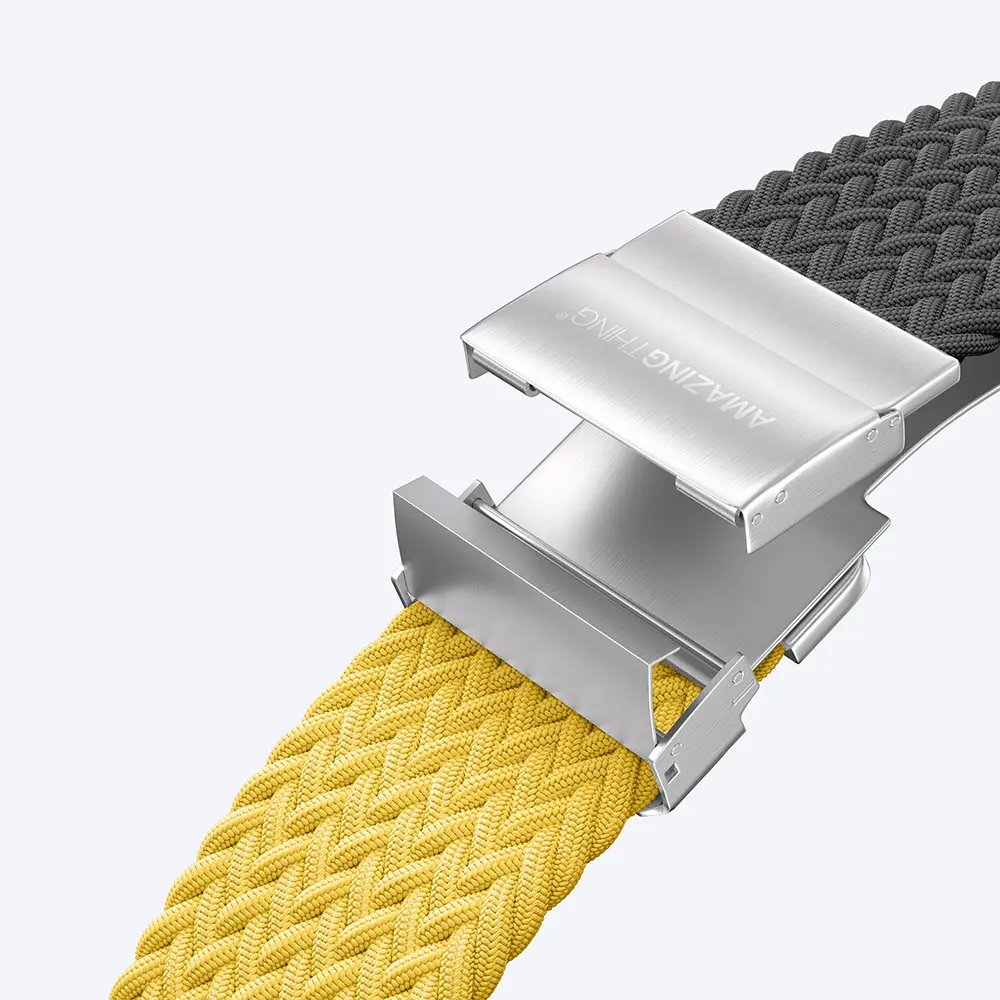 Apple Watch 46 mm Hasır Dokuma Saat Kordonu - Amazingthing Glamour Blend
