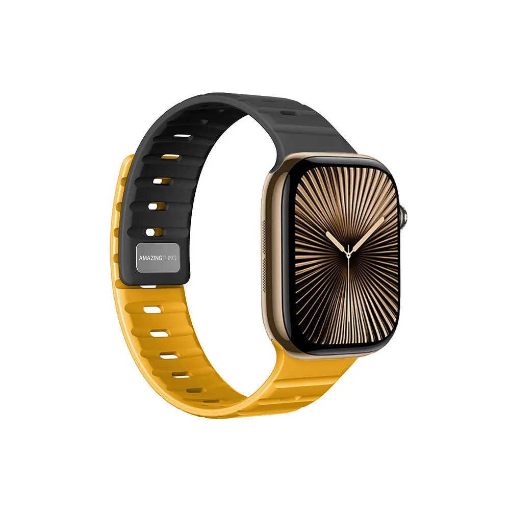 Apple Watch 46 mm SilqLock Silikon Kordon - Amazingthing