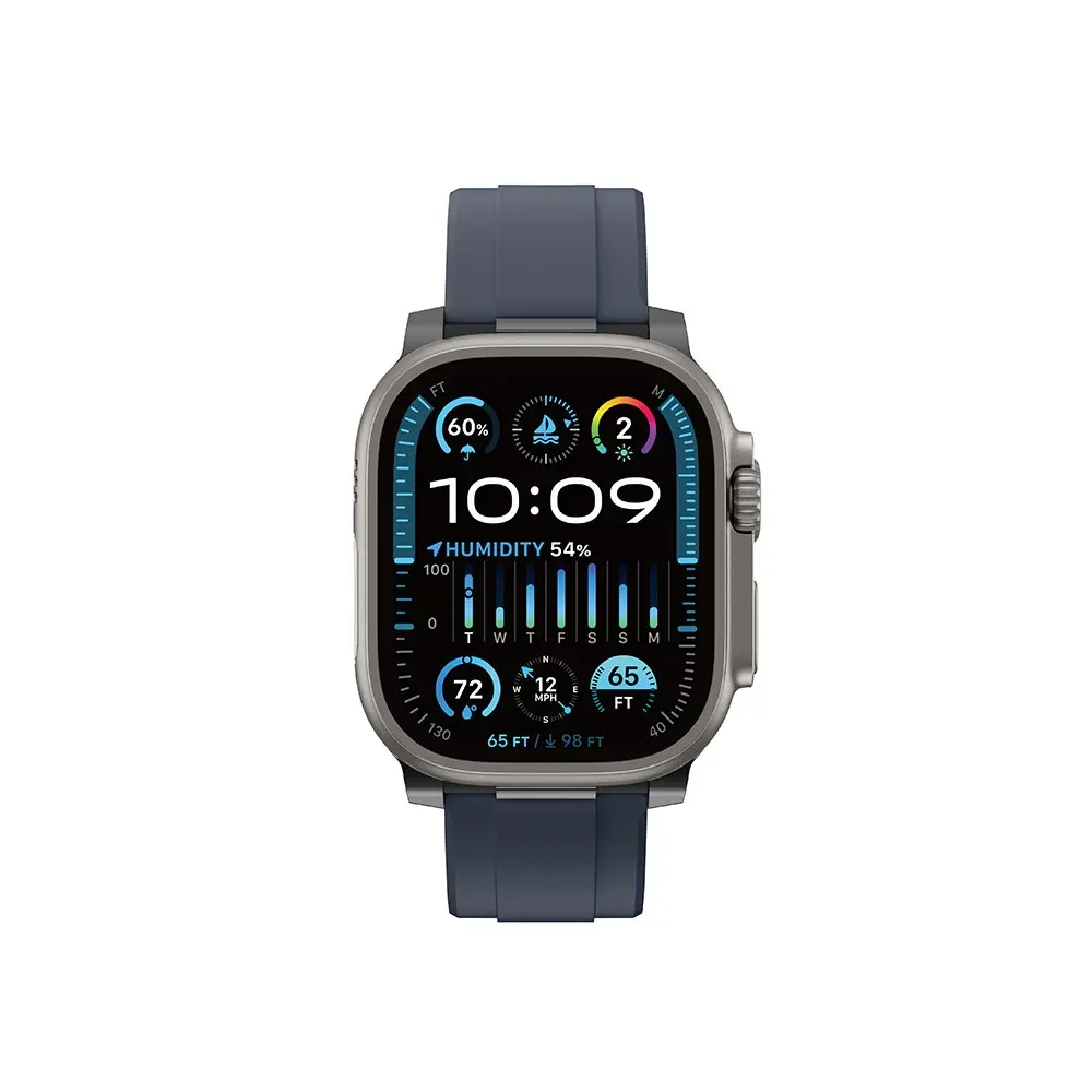 Apple Watch 46 mm Silikon Kordon - Amazingthing Titan Chrono