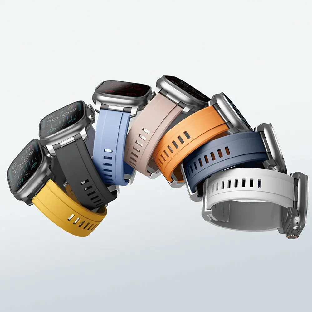 Apple Watch 46 mm Silikon Kordon - Amazingthing Titan Chrono