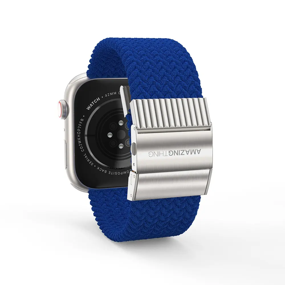 Apple Watch 46 mm Örgü Sport Kordon - Amazingthing Titan Weave