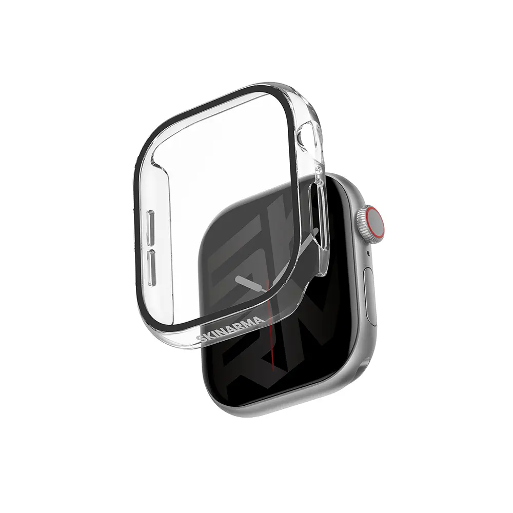 Apple Watch 46 mm Sert Silikon Kasa ve Ekran Koruyucu - Skinarma Gado