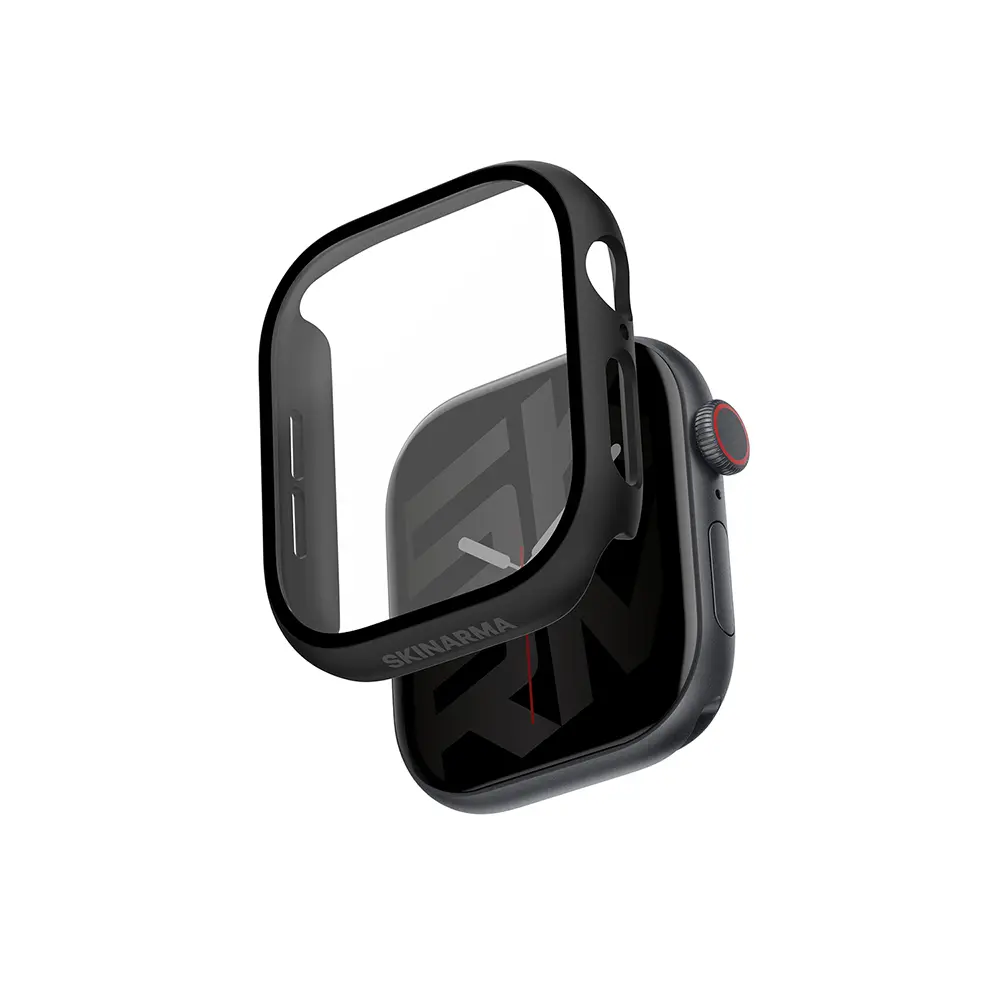 Apple Watch 46 mm Sert Silikon Kasa ve Ekran Koruyucu - Skinarma Gado