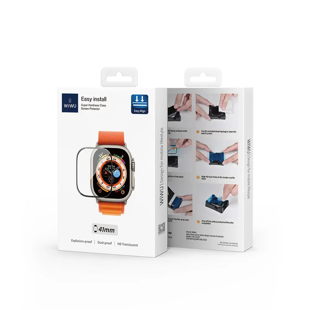 Apple Watch 10 42mm HD Ekran Koruyucu Film - Wiwu JD-107 Easy Install