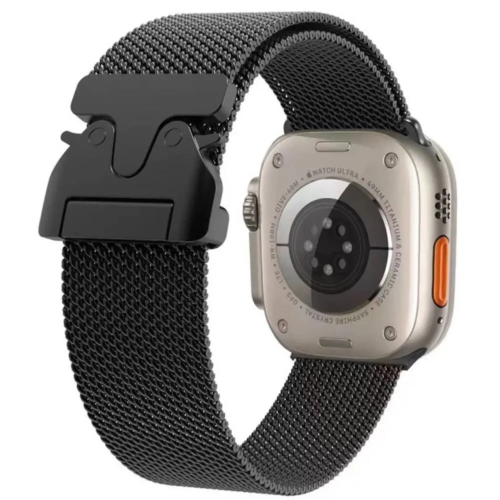 Apple Watch 42 mm Metal Hasır Kordon - Zore KRD-25