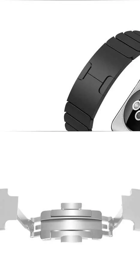 Apple Watch 38 mm Metal Saat Kordonu - Zore KRD-35