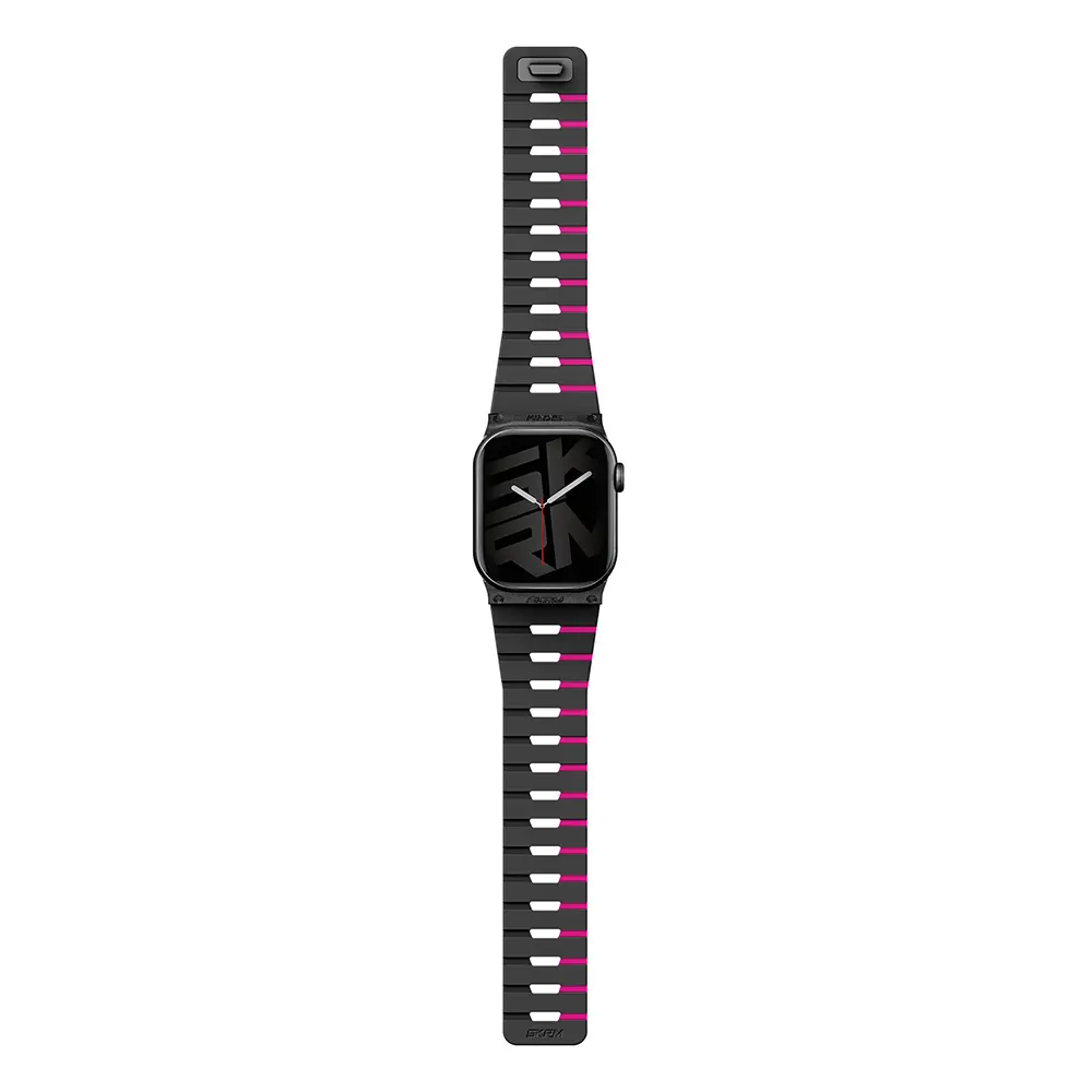Apple Watch 38 mm Manyetik Silikon Kordon - Skinarma Gemini
