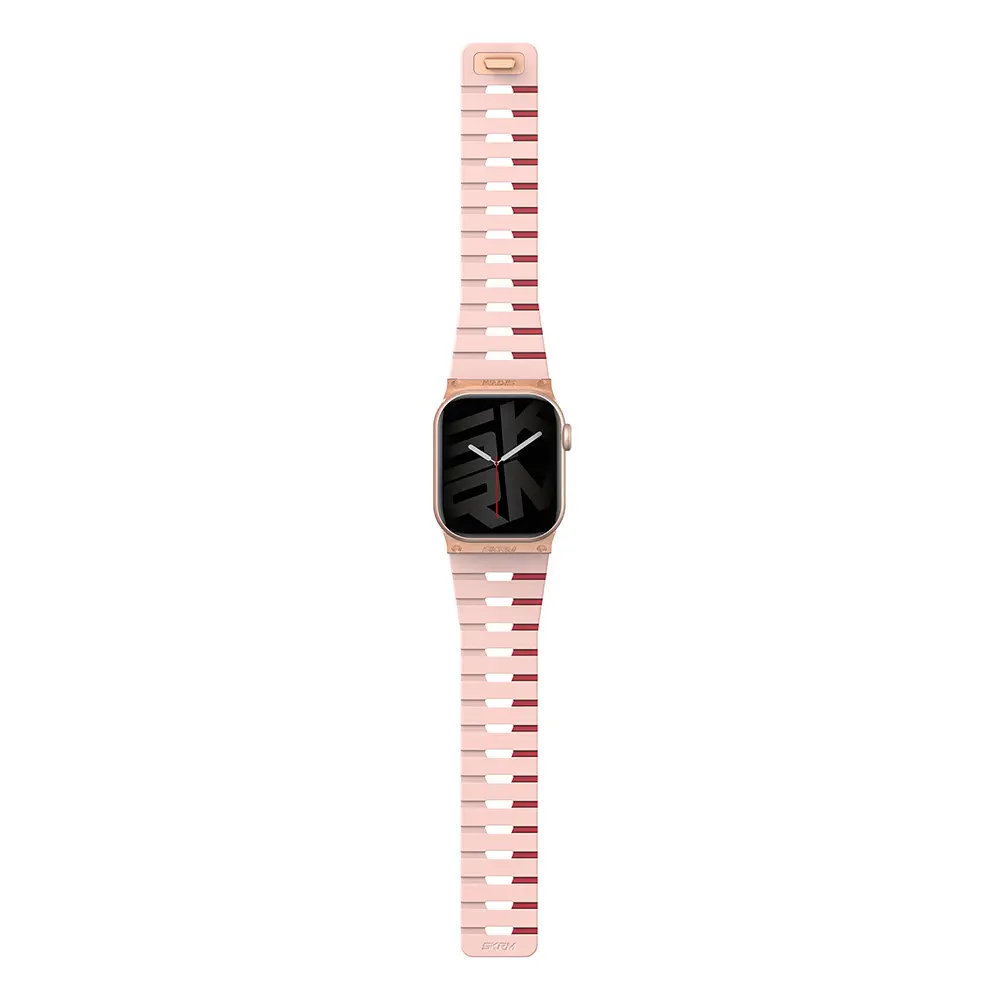 Apple Watch 38 mm Manyetik Silikon Kordon - Skinarma Gemini