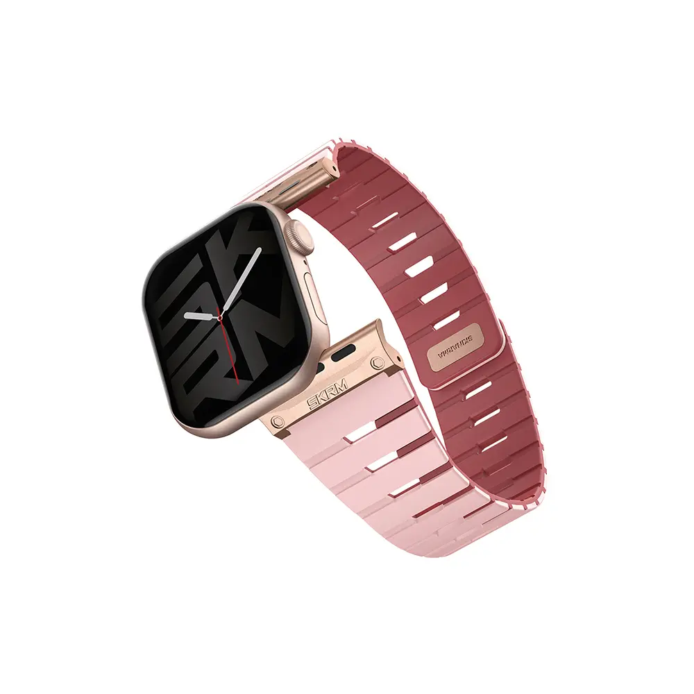 Apple Watch 38 mm Manyetik Silikon Kordon - Skinarma Gemini