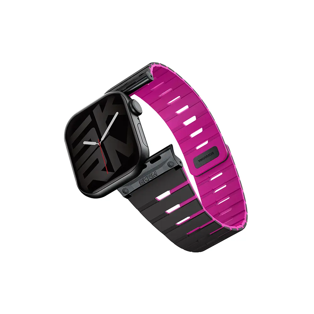 Apple Watch 38 mm Manyetik Silikon Kordon - Skinarma Gemini