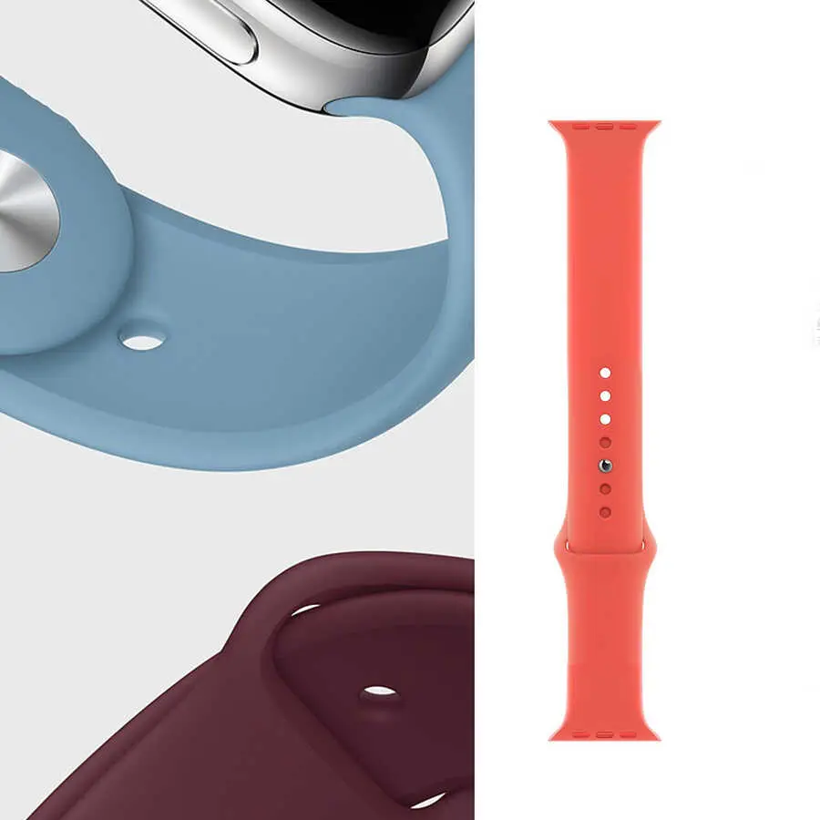 Apple Watch 38 mm Silikon Spor Kordon - Wiwu Sport Band