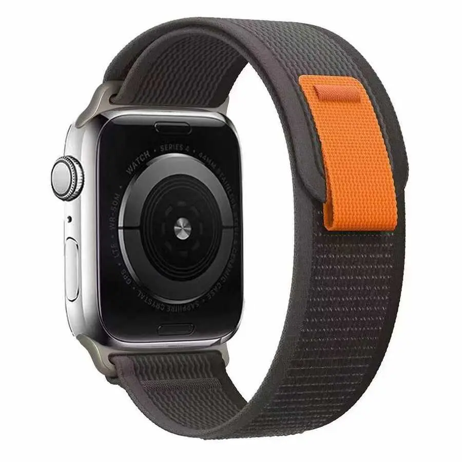Apple Watch 38 mm Hasır Örgü Kordon - Zore KRD-77