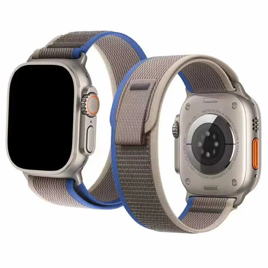 Apple Watch 38 mm Hasır Örgü Kordon - Zore KRD-77
