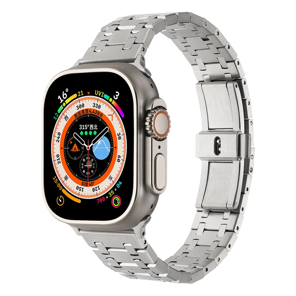 Apple Watch 38 mm Metal Saat Kordonu - Zore KRD-83