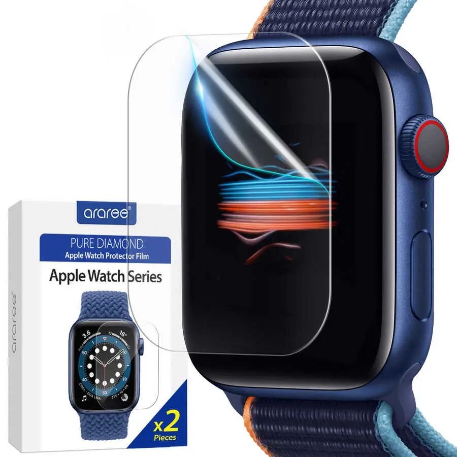 Apple Watch 44 mm Ekran Koruyucu - Araree Pure Diamond